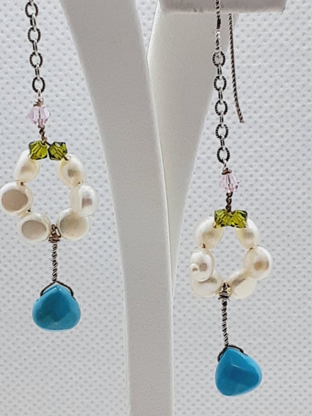 NEW Ivy Stella 3 inch drop french wire earrings - Picture 2 of 6